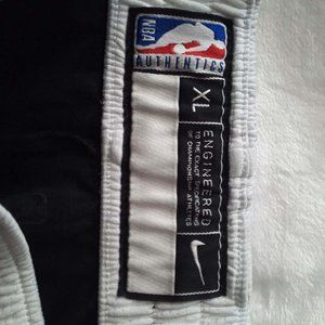 Authentic Boston Celtics NBA approved XL black Player's Shorts